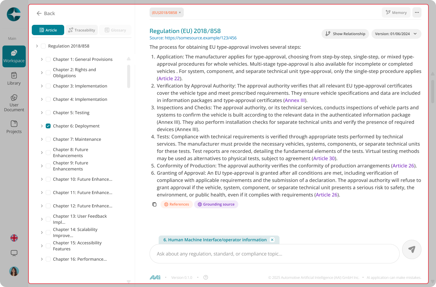 Interprest mode workspace